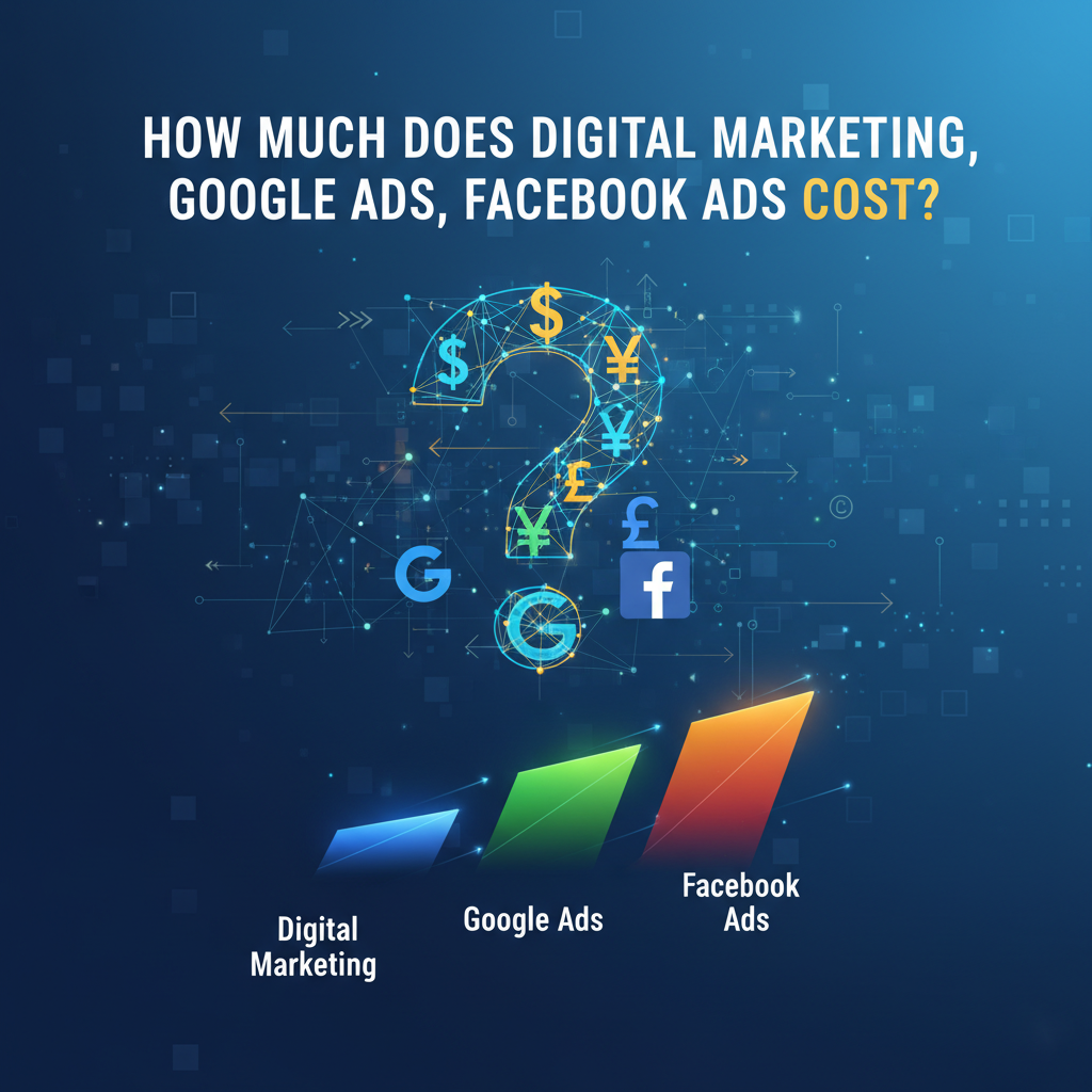 How Much Does Digital Marketing, Google ads, Facebook ads Cost